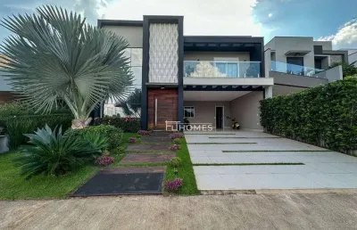 Sobrado com 5 dormitórios à venda, 380 m² por r$ 3.300.000 - condomínio dona lucilla - indaiatuba/sp