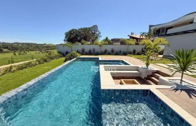 Casa com 4 dormitórios à venda, 403 m² por r$ 4.300.000,00 - condomínio jardins do golf - indaiatuba/sp