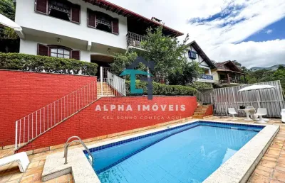 Casa para venda em teresópolis, posse, 6 dormitórios, 4 suítes, 7 banheiros, 3 vagas