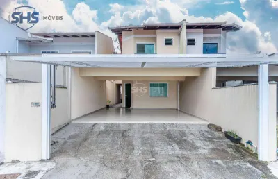Casa com 3 dormitórios sendo 1 suite à venda, 154 m² por r$ 599.000 - fortaleza alta - blumenau/sc