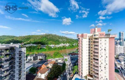 Apartamento com 3 dormitórios à venda, 257 m² por r$ 1.650.000,00 - ponta aguda - blumenau/sc
