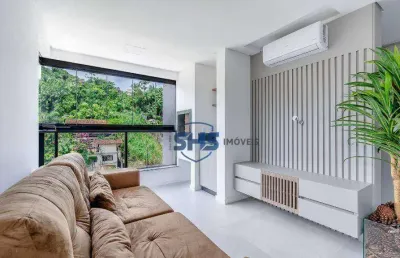 Apartamento com 1 dormitório para alugar, 54 m² por r$ 3.740,00/mês - velha - blumenau/sc