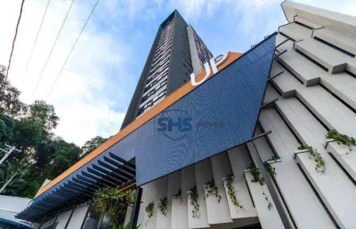 Apartamento com 1 dormitório para alugar, 21 m² por r$ 2.610,00/mês - itoupava seca - blumenau/sc