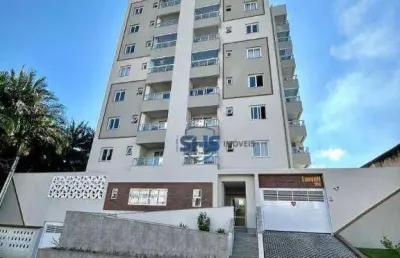 Apartamento com 1 dormitório para alugar, 53 m² por r$ 3.060,00/mês - itoupava seca - blumenau/sc