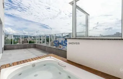 Apartamento com terraço e jacuzzi em andar alto no bairro vila nova