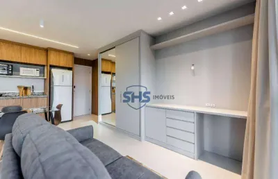 Apartamento com 1 dormitório para alugar, 35 m² por r$ 3.340,00/mês - ponta aguda - blumenau/sc