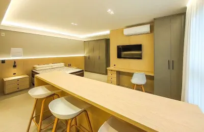 Apartamento com 1 dormitório para alugar, 32 m² por r$ 3.240,00/mês - velha - blumenau/sc
