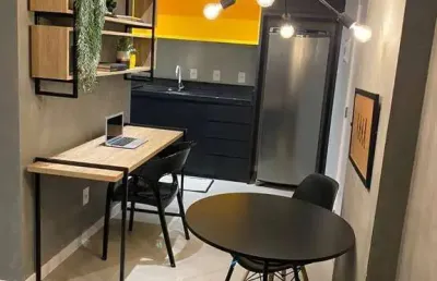 Apartamento com 1 dormitório para alugar, 30 m² por r$ 2.940,00/mês - velha - blumenau/sc