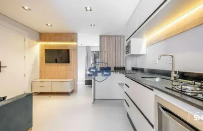 Apartamento com 1 dormitório para alugar, 27 m² por r$ 2900,00mês no valor do aluguel, mais taxas e condominio - centro (blumenau) - blumenau/sc