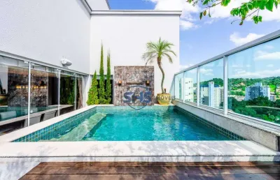 Cobertura com 3 suites e 4 vagas à venda, 225 m² por r$ 2.190.000 - victor konder - blumenau/sc