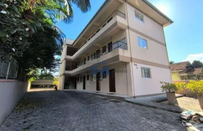 Apartamento com 1 dormitório para alugar, 40 m² por r$ 1.190,00/mês - velha - blumenau/sc