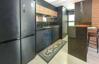 Apartamento com 1 dormitório para alugar, 36 m² por r$ 2.780,00/mês - vila nova - blumenau/sc