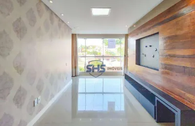 Apartamento com 3 dormitórios para alugar, 131 m² por r$ 4.058,27/mês - escola agrícola - blumenau/sc