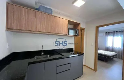 Apartamento com 1 dormitório para alugar, 42 m² por r$ 2.910,00/mês - centro (blumenau) - blumenau/sc