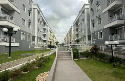 Apartamento semimobiliado de 2 quartos no bairro carvalho