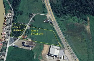 Terreno à venda, 23684 m² por r$ 15.000.000,00 - volta grande - navegantes/sc