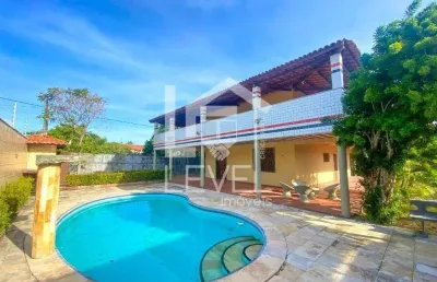 Casa com 3 dormitórios, 250 m² - venda por r$ 450.000,00 ou aluguel por r$ 2.200,00/mês - centro - aquiraz/ce
