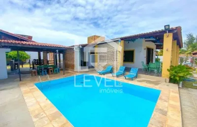 Casa com 7 dormitórios à venda, 430 m² por r$ 550.000 - praia do presídio - aquiraz/ce