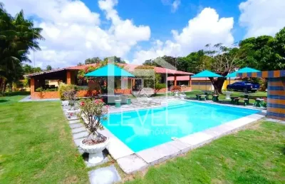 Chácara com 4 dormitórios à venda, 20000 m² por r$ 1.380.000,00 - aquiraz - aquiraz/ce