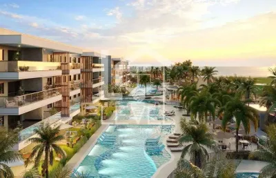 Apartamento com 1 dormitório à venda, 29 m² por r$ 288.888,59 - porto das dunas - aquiraz/ce