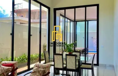 Casa em condomínio para venda em uberlândia, condomínio varanda sul, 3 dormitórios, 3 suítes, 1 banheiro, 4 vagas