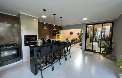 Casa para venda em uberlândia, santa mônica, 3 dormitórios, 1 suíte, 3 banheiros