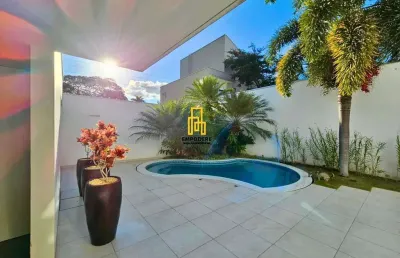 Casa em condomínio para venda em uberlândia, condomínio villa do sol, 4 dormitórios, 4 suítes, 6 banheiros, 2 vagas