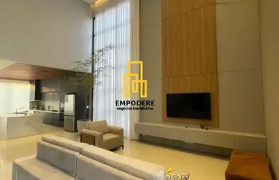 Casa em condomínio para venda em uberlândia, condomínio  alphaville 2, 3 dormitórios, 2 suítes, 3 banheiros, 3 vagas