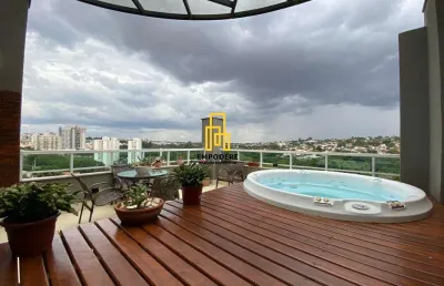 Cobertura para venda em uberlândia, tubalina, 3 dormitórios, 2 suítes, 4 banheiros, 2 vagas