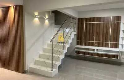 Casa em condomínio para venda em uberlândia, condominio the palms, 3 dormitórios, 1 suíte, 2 banheiros, 3 vagas