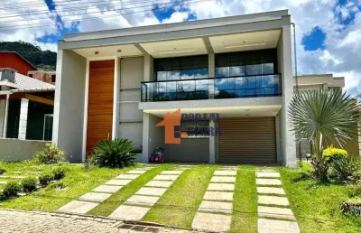 Casa com 4 dormitórios à venda, 200 m² por r$ 1.450.000,00 - vargem grande - teresópolis/rj