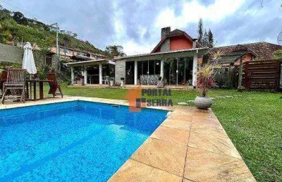 Casa com 4 quartos à venda, 269 m² por r$ 1.390.000 - albuquerque - teresópolis/rj
