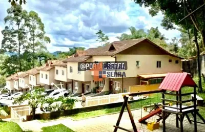 Casa com 3 quartos à venda, 80 m² por r$ 299.000 - araras - teresópolis/rj