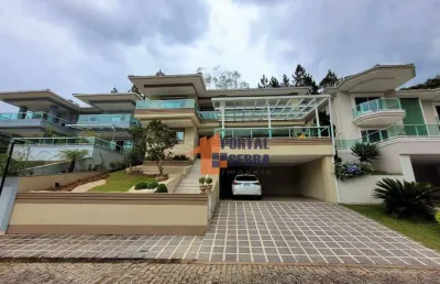 Casa com 4 suítes à venda, 286 m² por r$ 1.950.000,00 - panorama - teresópolis/rj