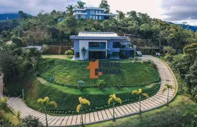 Casa com 4 quartos à venda, 303 m² por r$ 3.800.000 - parque do imbui - teresópolis/rj