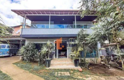 Casa com 3 suites à venda, 200 m² por r$ 750.000 - posse - teresópolis/rj