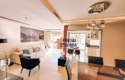 Apartamento com 2 quartos  à venda, 80 m² por r$ 580.000 - bom retiro - teresópolis/rj