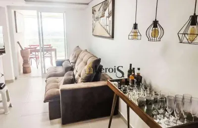 Apartamento com 2 dormitórios à venda, 69 m² por r$ 750.000,00 - panoramique 180º - guarujá/sp
