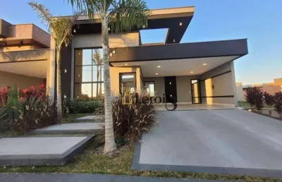 Casa com 3 dormitórios à venda, 183 m² por r$ 1.490.000,00 - condomínio residencial evidências - indaiatuba/sp