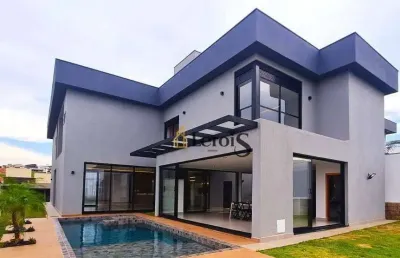 Casa com 5 dormitórios à venda, 513 m² por r$ 4.390.000,00 - condomínio campos de santo antonio ii - itu/sp