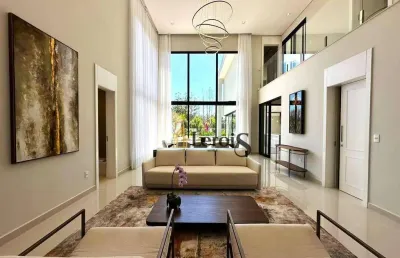 Casa com 5 dormitórios à venda, 410 m² por r$ 6.000.000,00 - condomínio villa dos pinheiros - indaiatuba/sp