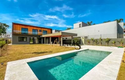 Casa com 5 dormitórios à venda, 410 m² por r$ 4.300.000,00 - condomínio xapada parque ytu - itu/sp