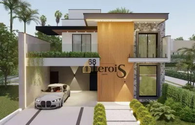 Casa com 4 dormitórios à venda, 256 m² por r$ 2.200.000,00 - condomínio jardins di roma - indaiatuba/sp