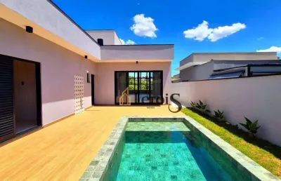 Casa com 3 dormitórios à venda, 212 m² por r$ 2.100.000,00 - condomínio reserva saint paul - itu/sp