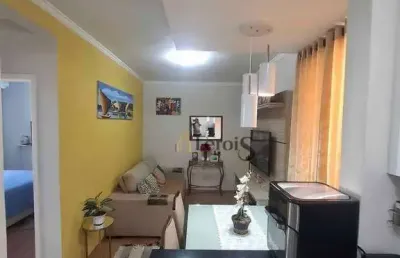 Apartamento com 2 dormitórios à venda, 47 m² por r$ 225.000,00 - condomínio edifício parque ilha do sol - itu/sp
