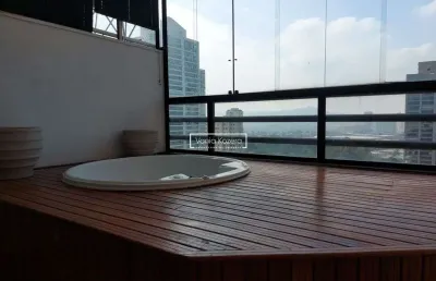 Cobertura duplex - mobiliada - 127 m2 -  9.000,00 pacote - centro alphaville