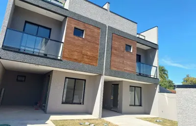 Sobrado moderno com terraço – 3 quartos (1 suíte) – 140 m² – capão raso _ unidade 03