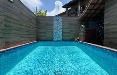 Oportunidade imperdível: casa à venda em praia grande-sp, bairro flórida, com 3 quartos, 1 suíte, 2 salas, 3 banheiros, 4 vagas de garagem e 374m² de área.