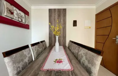 Apartamento à venda em praia grande-sp, bairro caiçara: 2 quartos, 1 suíte, 1 sala, 2 banheiros, 90,00 m² de área.