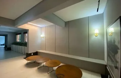 Apartamento à venda em praia grande-sp, caiçara: 1 quarto, 1 sala, 1 banheiro, 1 vaga de garagem, 51m² de área.